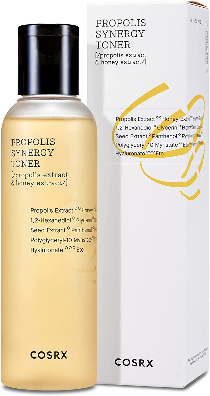 Full Fit Propolis Toner 72% Propolis Extract, Korean Glow Toner for Face, Healthy Glow Boosting Toner, Hydrating Dewy Essence for Soft Plump Skin, Korean Skincare 150Ml
