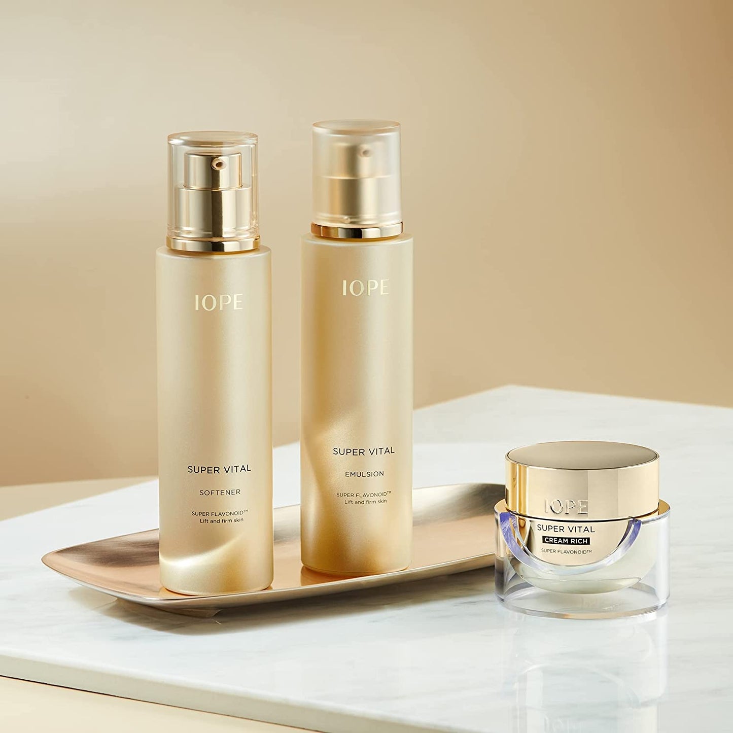 Super Vital Skin Care Set - Luxury Korean Skincare Gift Set for anti Aging, Including Face Toner, Lotion and Moisturizer for Wrinkle Care - Facial Care Kit for All Skin, for Hydration & Lifting