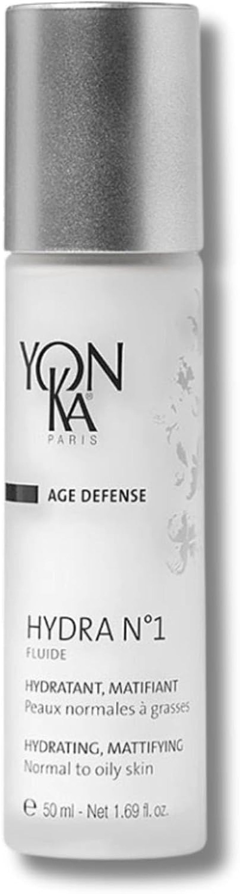 Hydra N°1  Hydrating Mattifying Fluid for Normal to Oily Dehydrated Skin 50Ml | Long-Lasting Deep Hydration without Any Shine | Matte Effect | Dermatologically Proven Results ! Natural Origin