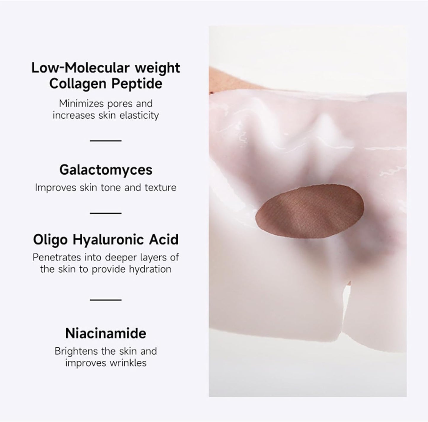 Collagen Face Mask, Overnight Face Mask Set - Korean Skincare Collagen Mask Sheet Mask - Fights Wrinkles, Glow & Rejuvenating Skin Face Masks Skincare anti Aging Face Mask (4)