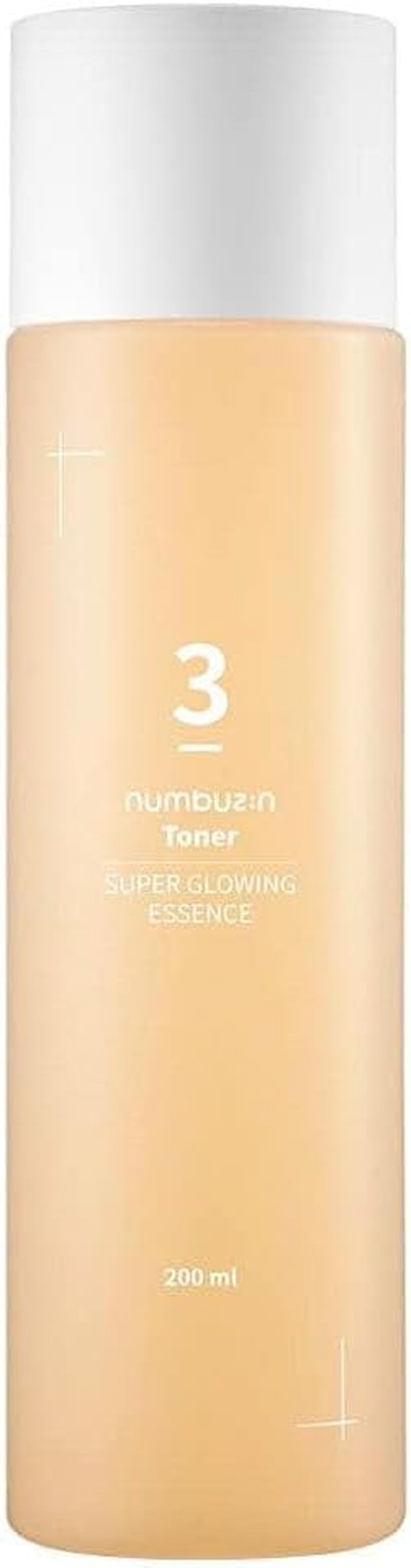 No.3 Toner | Super Glowing Essence Toner | Skin Radiance, Pore Tightening, Skin Texture, Hydration | Fermented Ingredients, Niacinamide, Galactomyces | 200 Ml