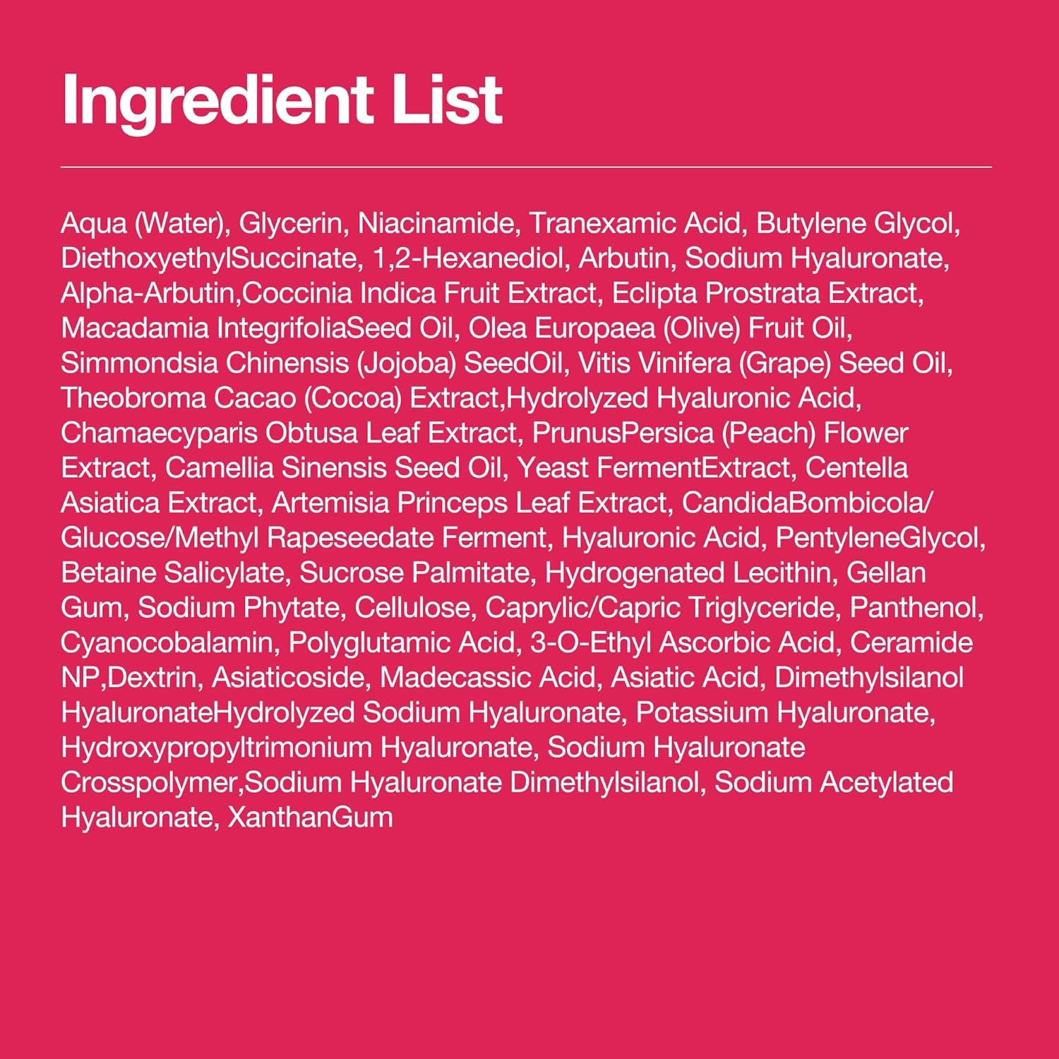 10% Niacinamide+ 4% Tranexamic Acid Serum, Ceramide, Hyaluronic Acid, Vitamin B12 Natural Color, Korean Glass Skin, Fragrance-Free, Korean Skincare, 30Ml /1.01 Fl.Oz.