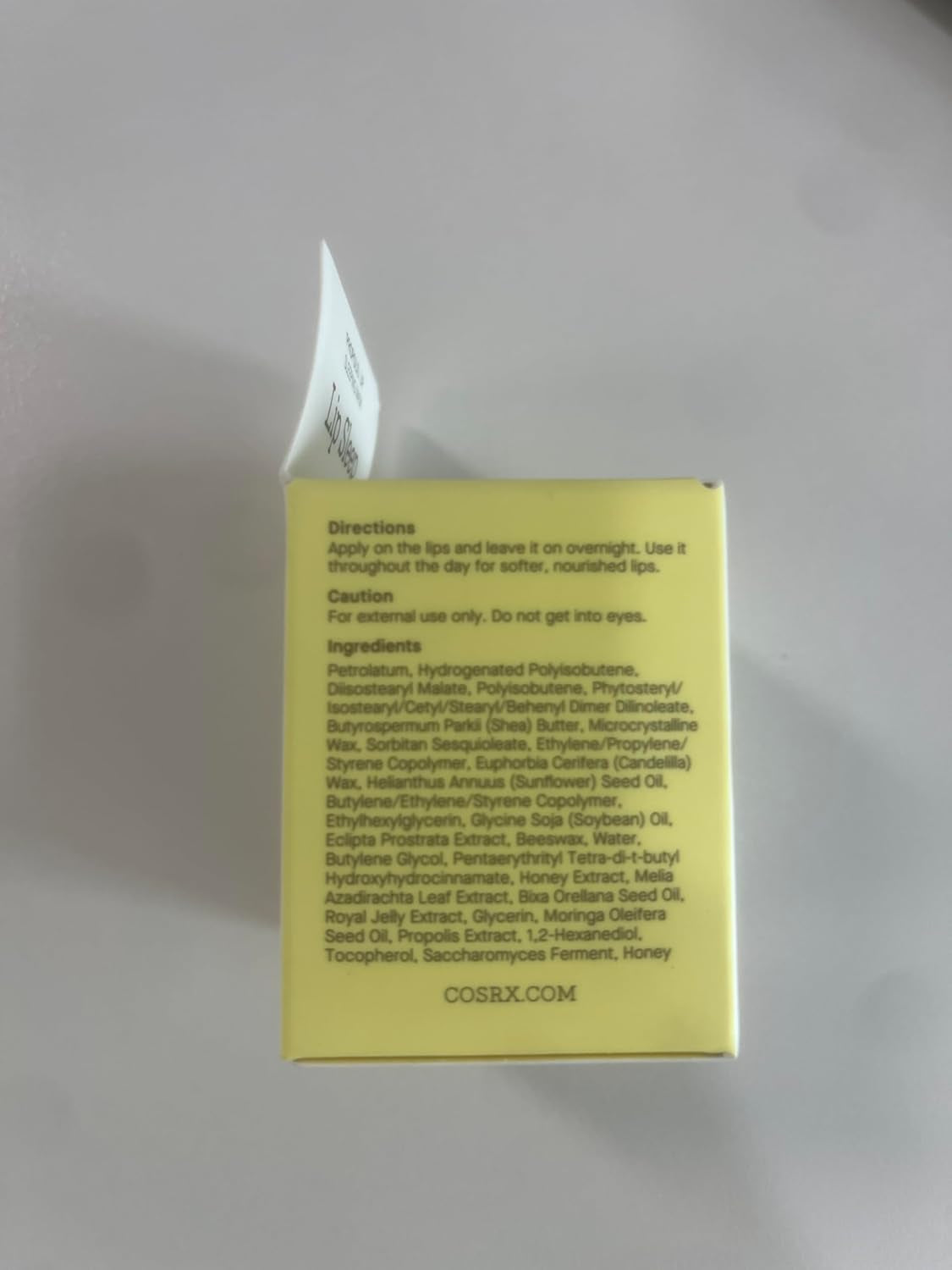 Propolis Lip Balm for Dry Chapped Lips, Overnight Lip Treatment Mask for Plump Hydrated Lip Care with Shea Butter and Honey Complex, for Soft and Nourished Lips, Korean Skincare 20G