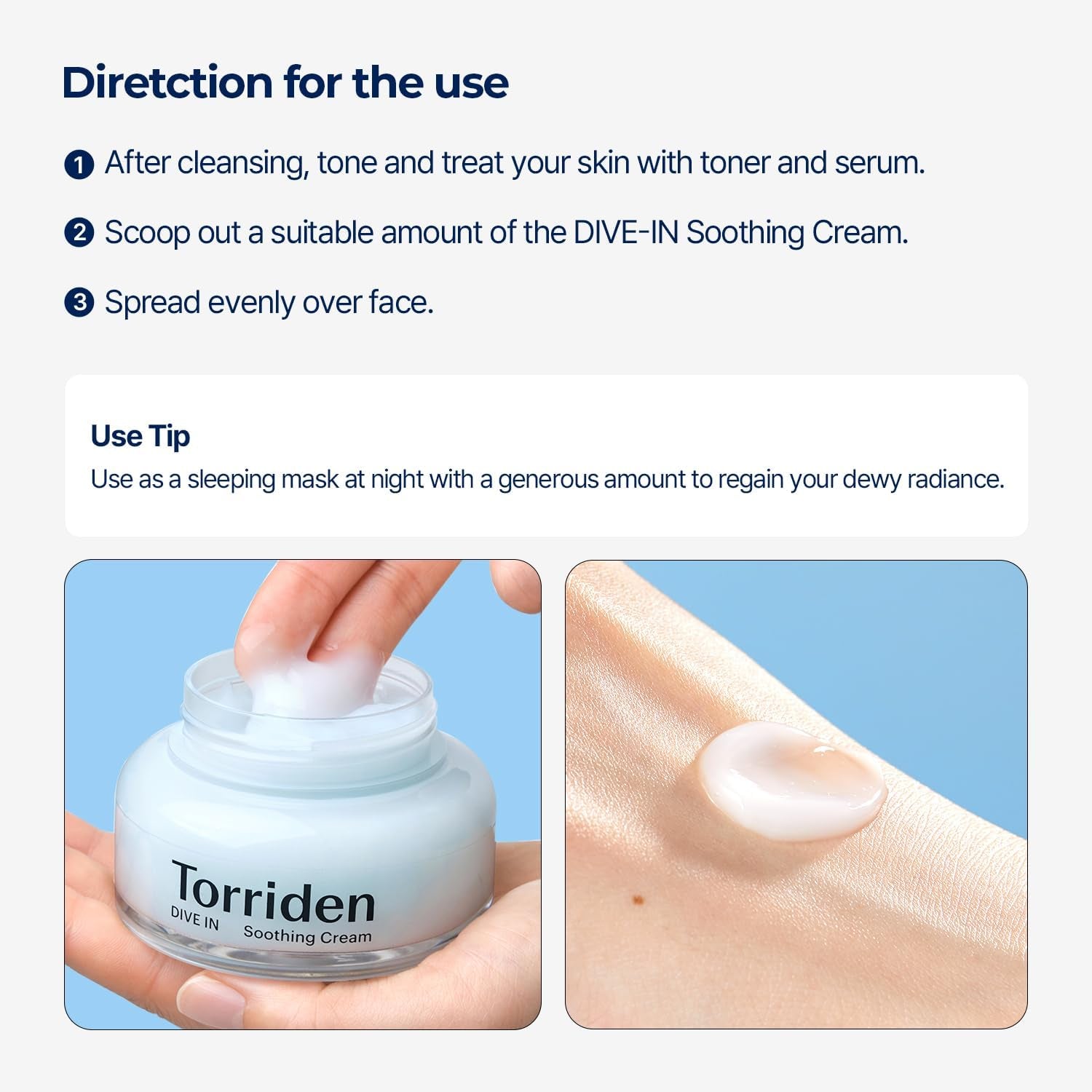[] Dive-In Low Molecular Hyaluronic Acid Soothing Cream 100Ml