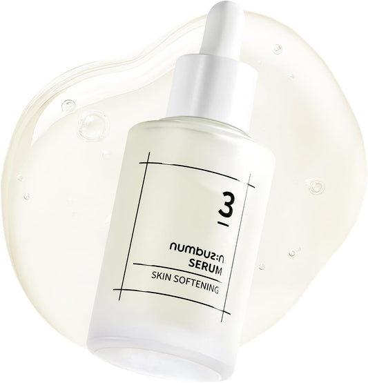 No.3 Serum | Skin Softening Serum | Pores, Textured, Bumpy, Rough to Glass Skin | Bifida, Galactomyces, Niacinamide, Adenosine, Panthenol | 50 Ml