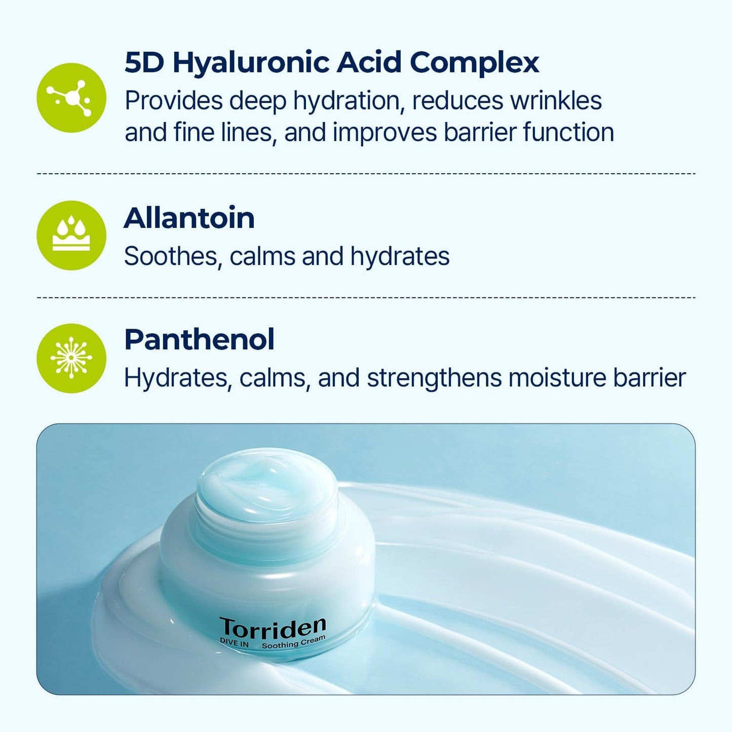 [] Dive-In Low Molecular Hyaluronic Acid Soothing Cream 100Ml