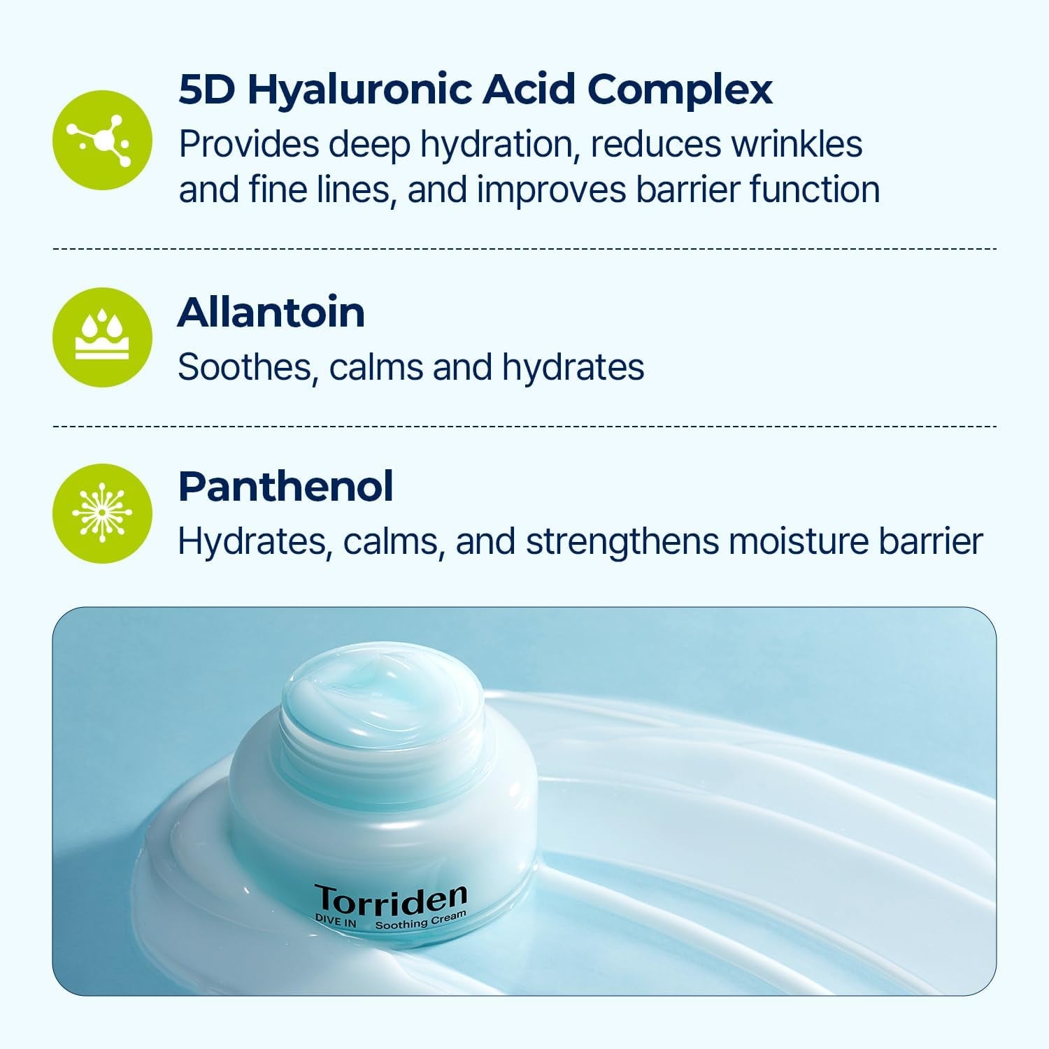 [] Dive-In Low Molecular Hyaluronic Acid Soothing Cream 100Ml