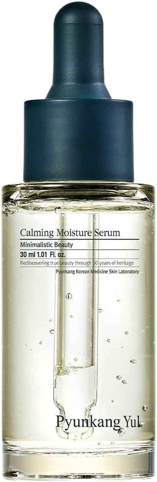 [PKY]  Calming Moisture Serum Instantly Soothes Sensitive Skin, Strenghtens Moisture Barrier with Ceramide, 2 Types of Peptides, Vegan, Korean Skincare. (1.01 Fl.Oz, 30Ml)