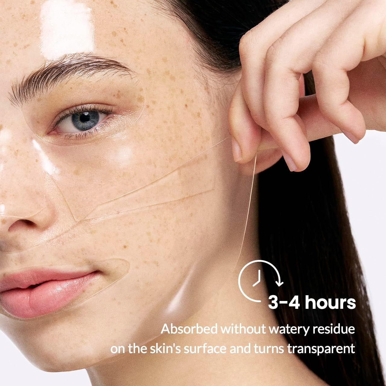 Real Deep Mask, Hydrating Overnight Hydrogel Mask, Pore Minimizing, Elasticity Improvement, 34G X4Ea