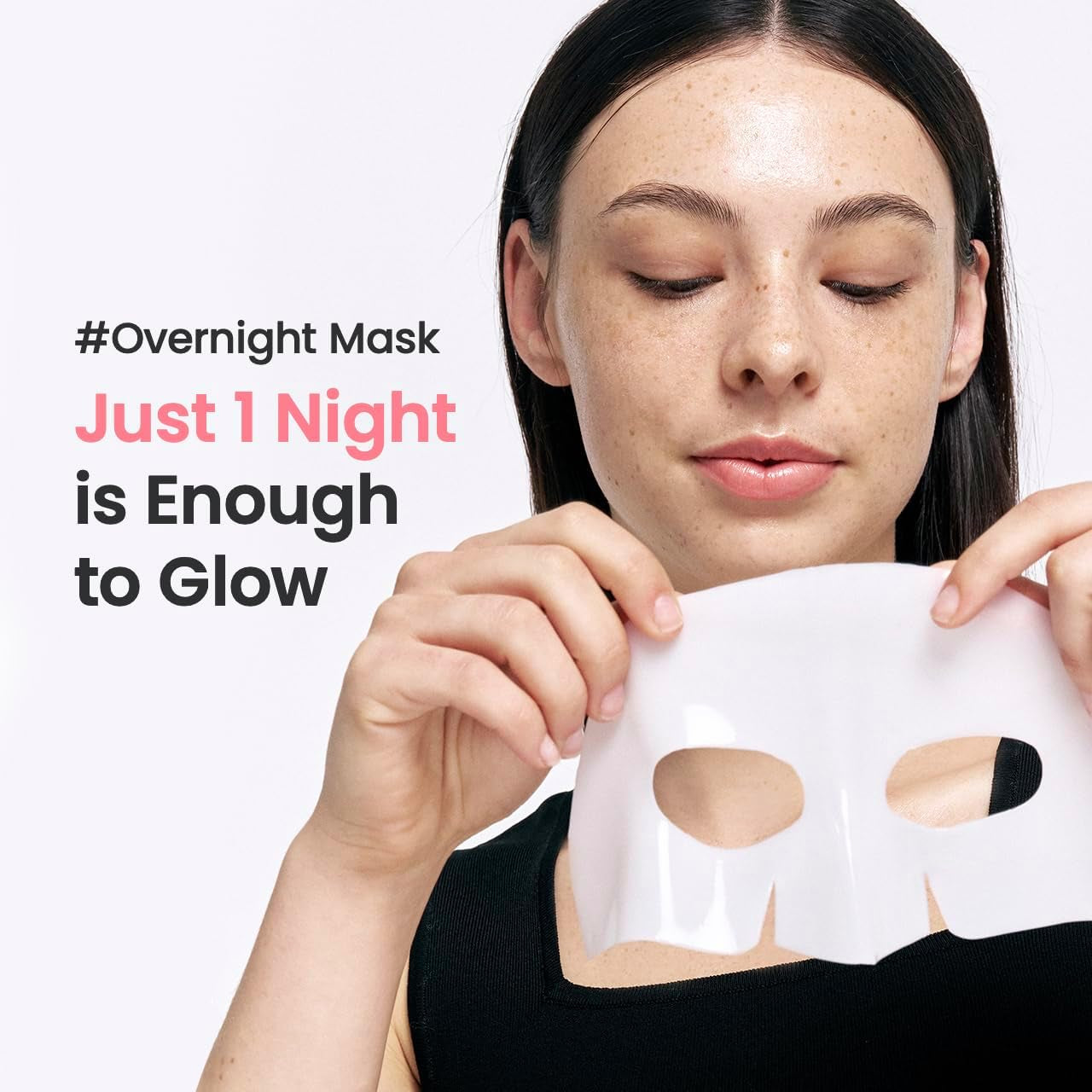 Real Deep Mask, Hydrating Overnight Hydrogel Mask, Pore Minimizing, Elasticity Improvement, 34G X4Ea