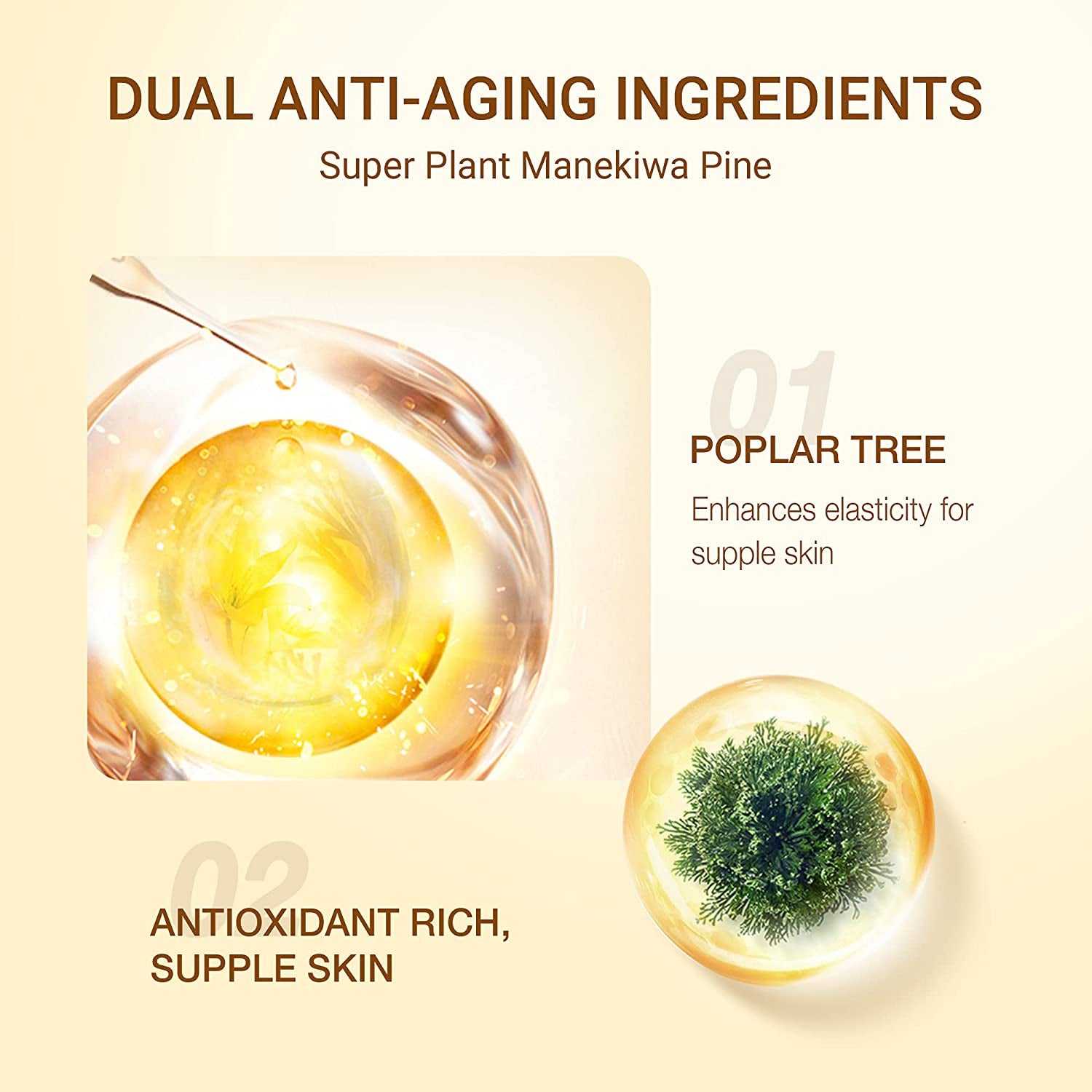 Super Vital Skin Care Set - Luxury Korean Skincare Gift Set for anti Aging, Including Face Toner, Lotion and Moisturizer for Wrinkle Care - Facial Care Kit for All Skin, for Hydration & Lifting