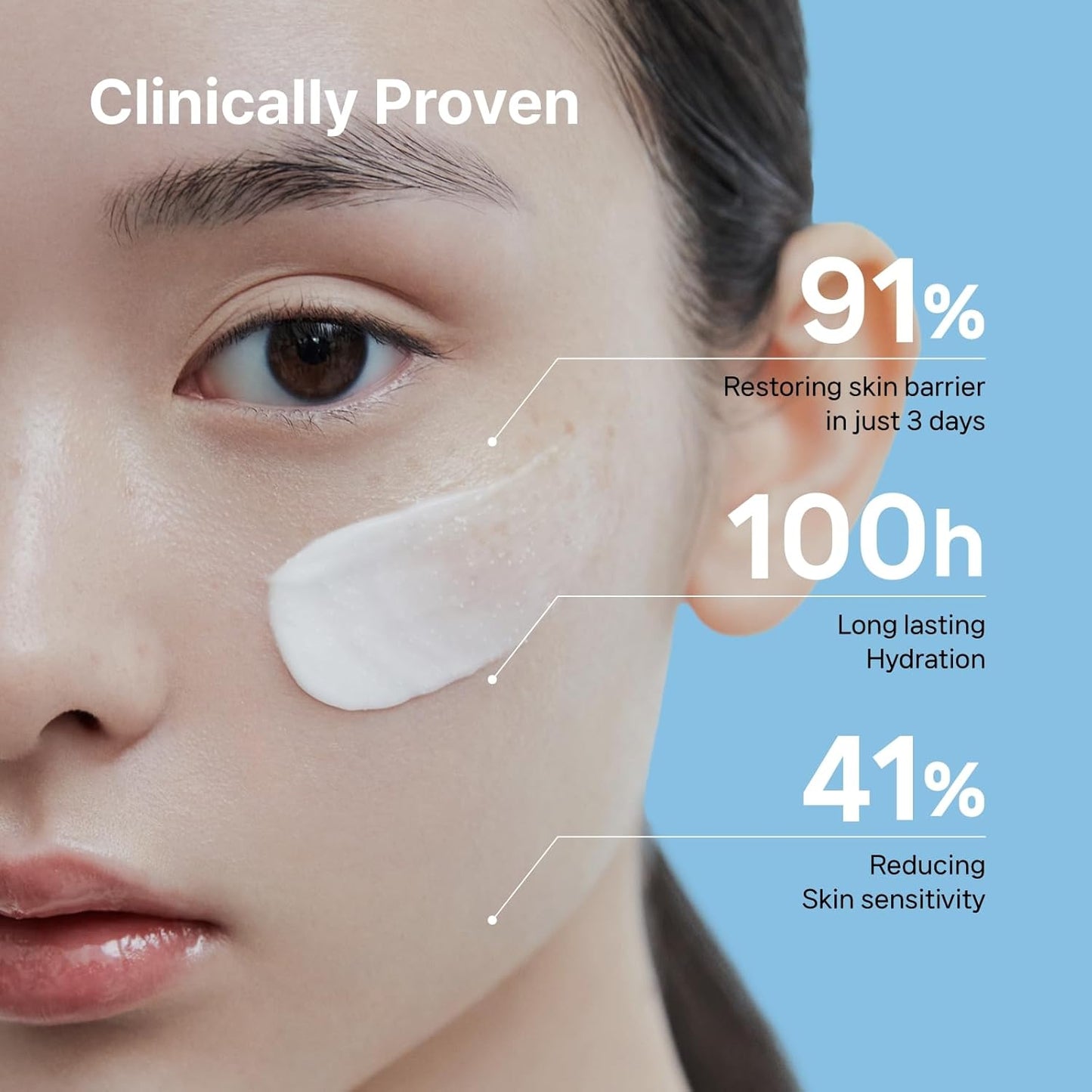 Ceramide Ato Concentrate Cream (200Ml, 6.76 Fl Oz) | Moisturizer for Dry&Sensitive Skin, 100Hr Hydration, Restoring Skin Barrier | Gentle for Infants and Adults | Vegan | Fragrance Free